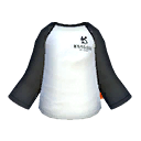 White Baseball LS