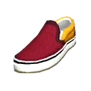 Red Slip-Ons