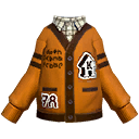 Orange Cardigan